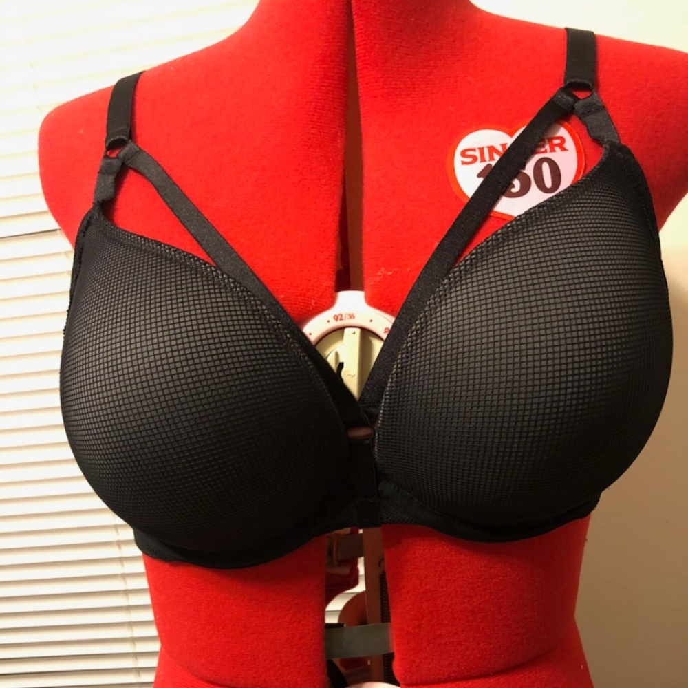 Torrid Mesh Push-Up Plunge Bra